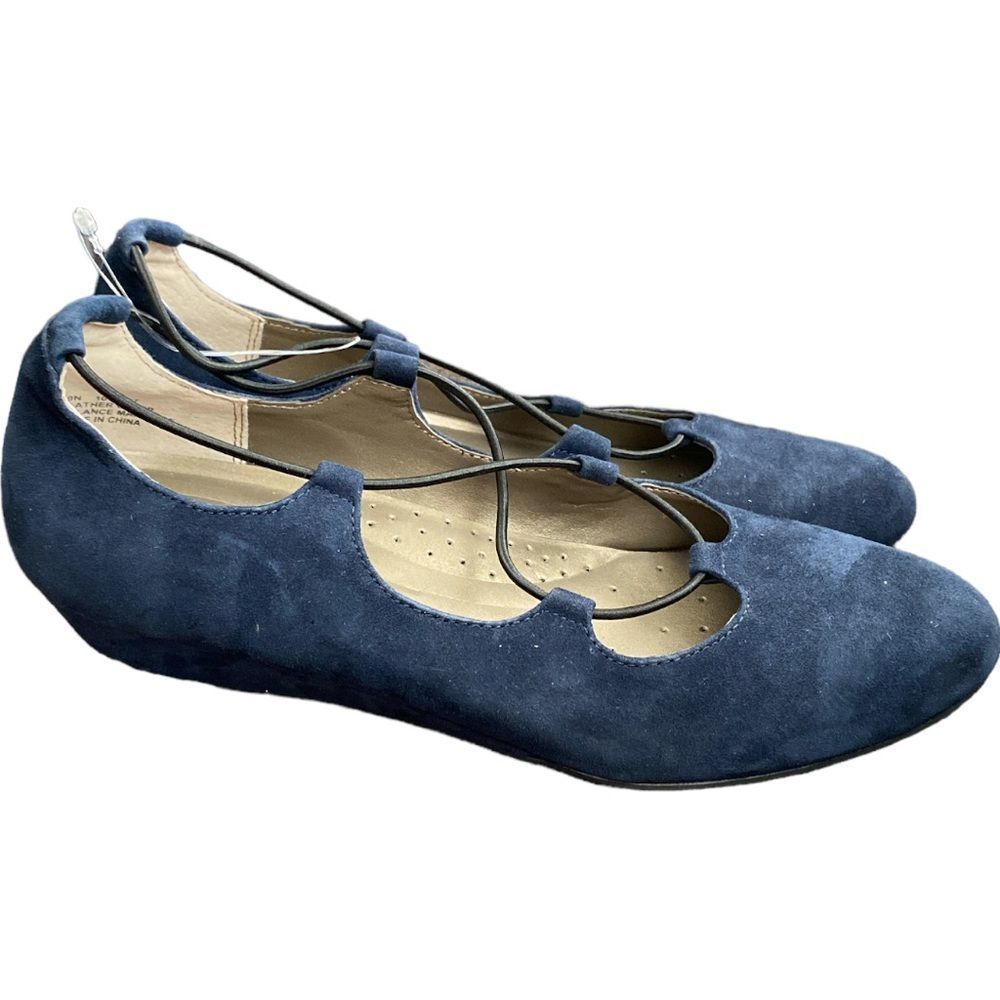 Array Soft Blue Wedges - Euc - Size 10 - image 4